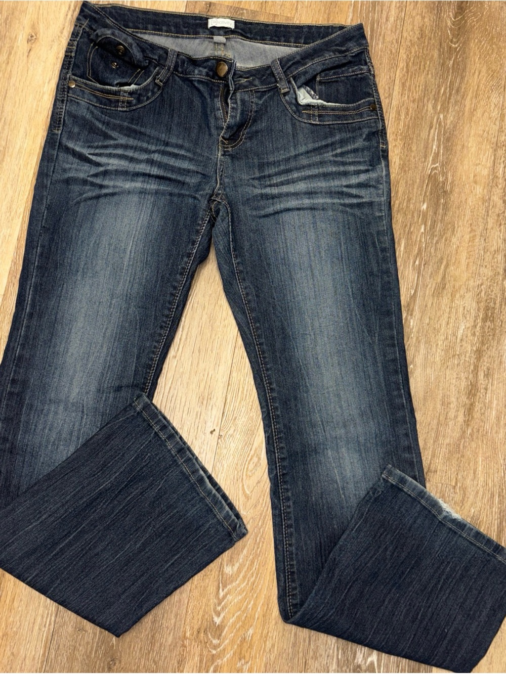 Relativity Women’s Dark Indigo Bootcut Stretch Bootcut Jeans